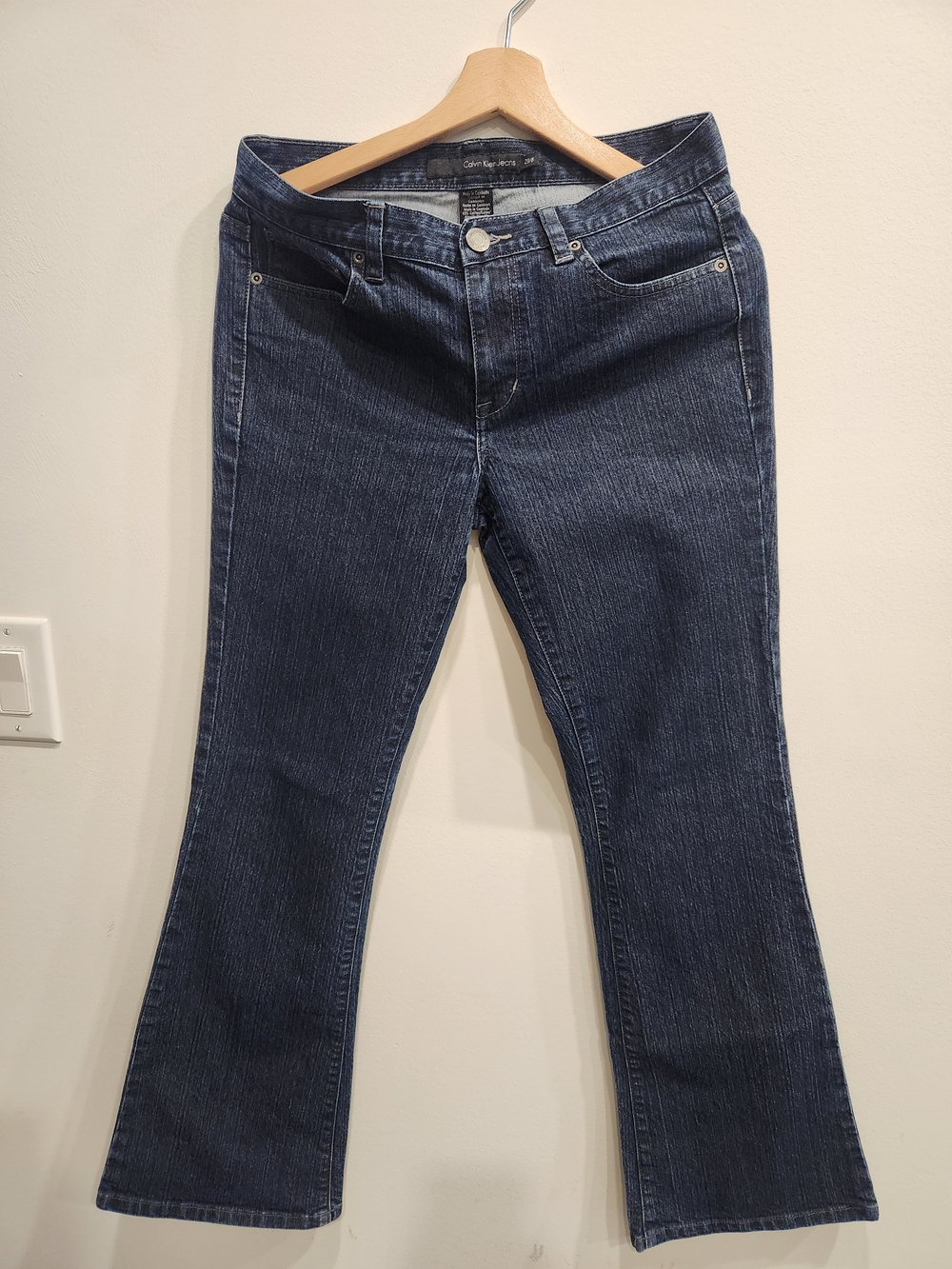 Calvin Klein Dark Blue Flare Jeans